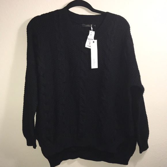 NWT🎈LF oversized cable knit sweater - Picture 2 of 4